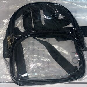 Clear new mini backpack